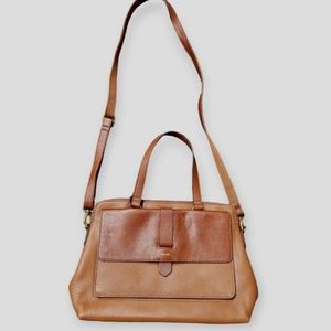 Fossil Leather Kinley Satchel Purse